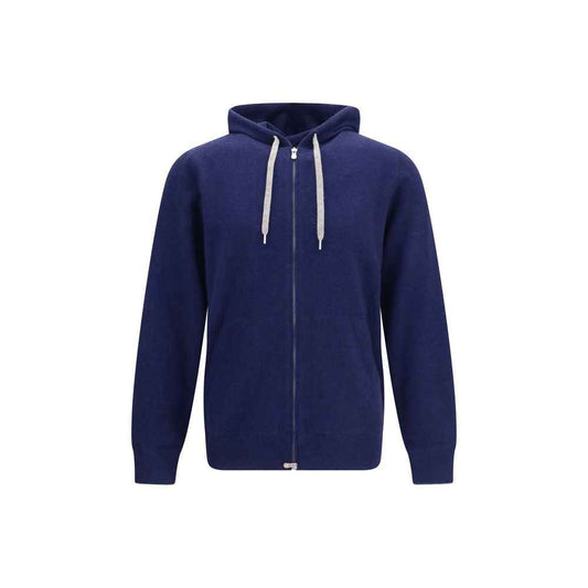Blue Cashmere Sweatshirt