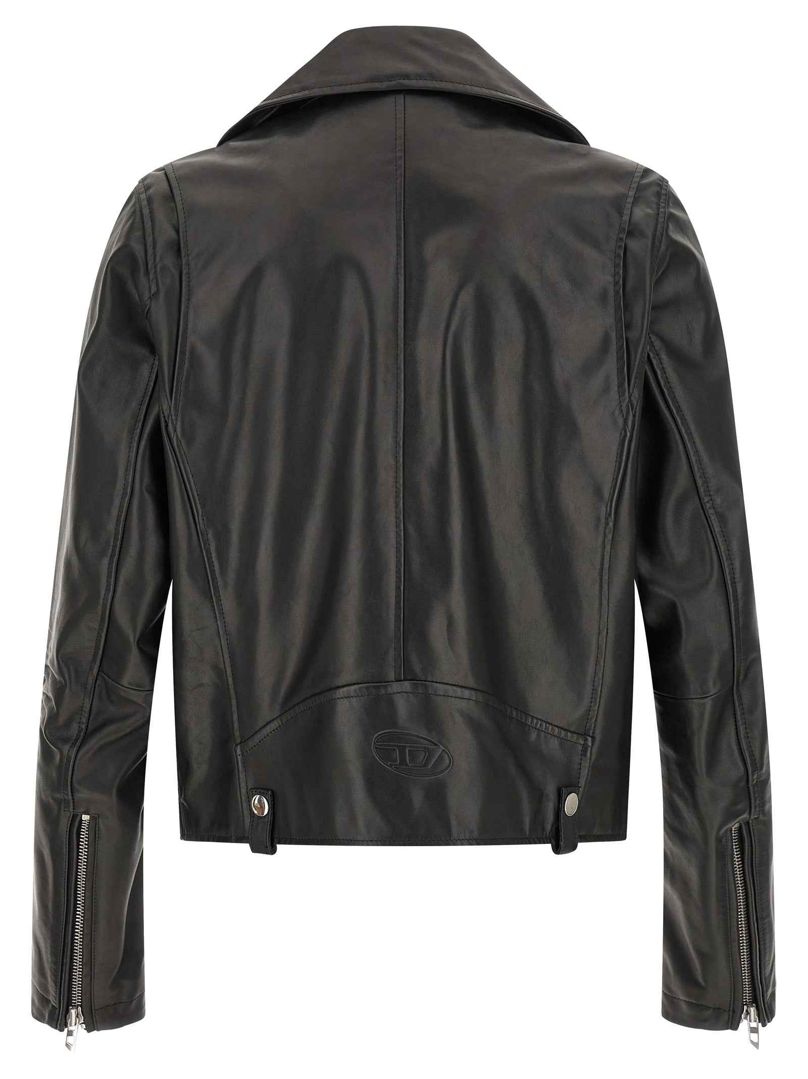 Black Cowhide Leather Jacket