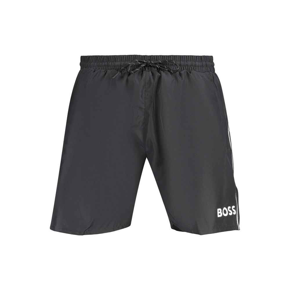 Nero Polyester Men's Shorts