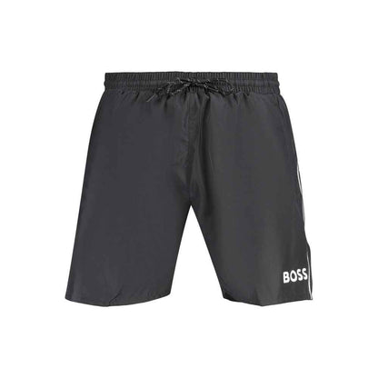 Nero Polyester Men's Shorts