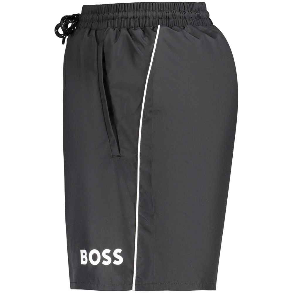 Nero Polyester Men's Shorts