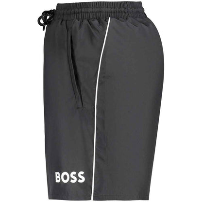 Nero Polyester Men's Shorts