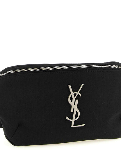 Black Lamb Leather Crossbody Bag