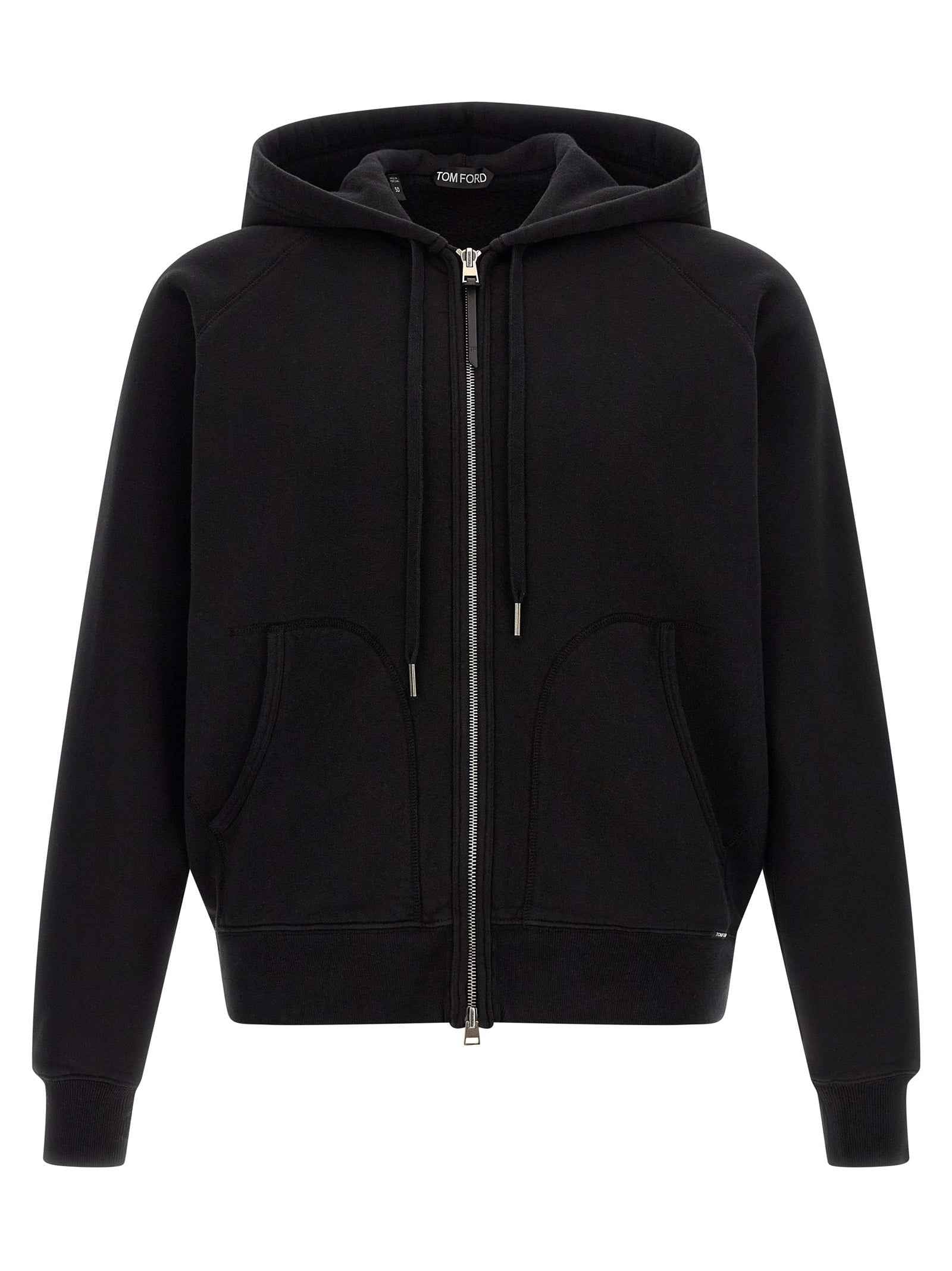 Black Cotton Sweatshirt