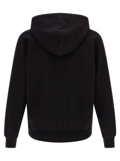 Black Cotton Sweatshirt