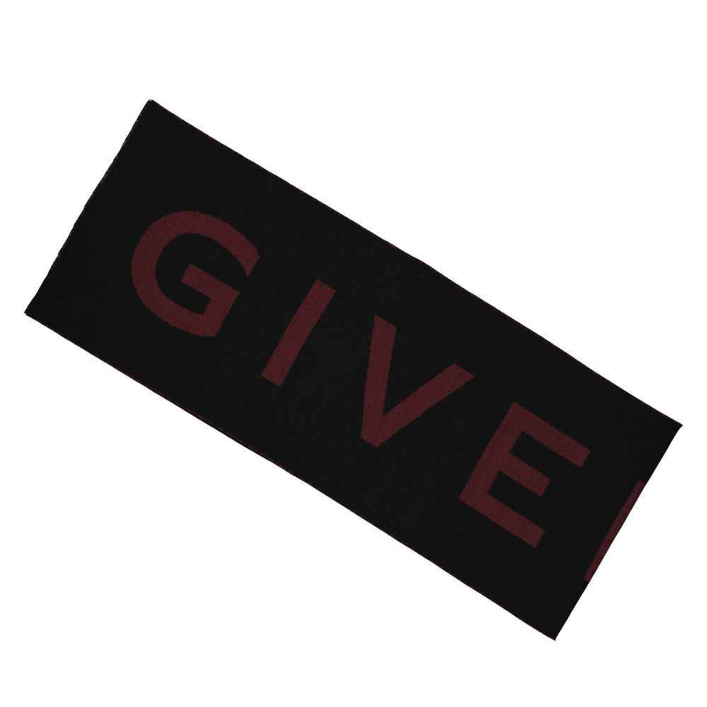 Black Virgin Wool Scarf