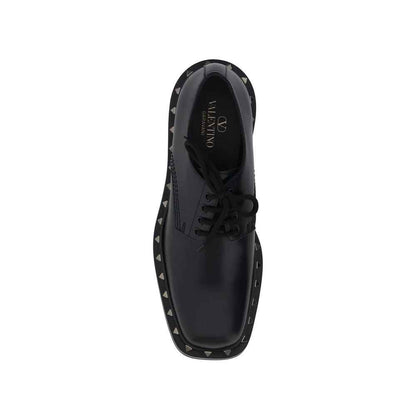 Black Calfskin Oxfords And Derbies