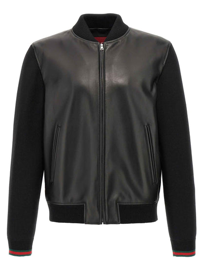 Black Lamb Leather Leather Jacket