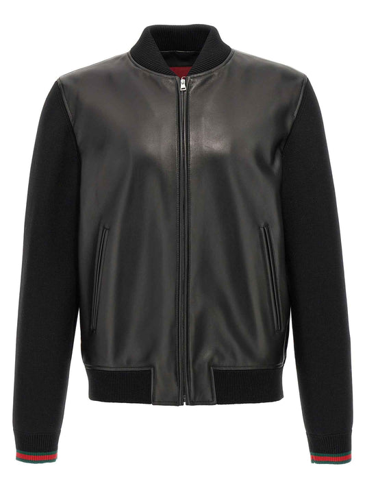 Black Lamb Leather Leather Jacket
