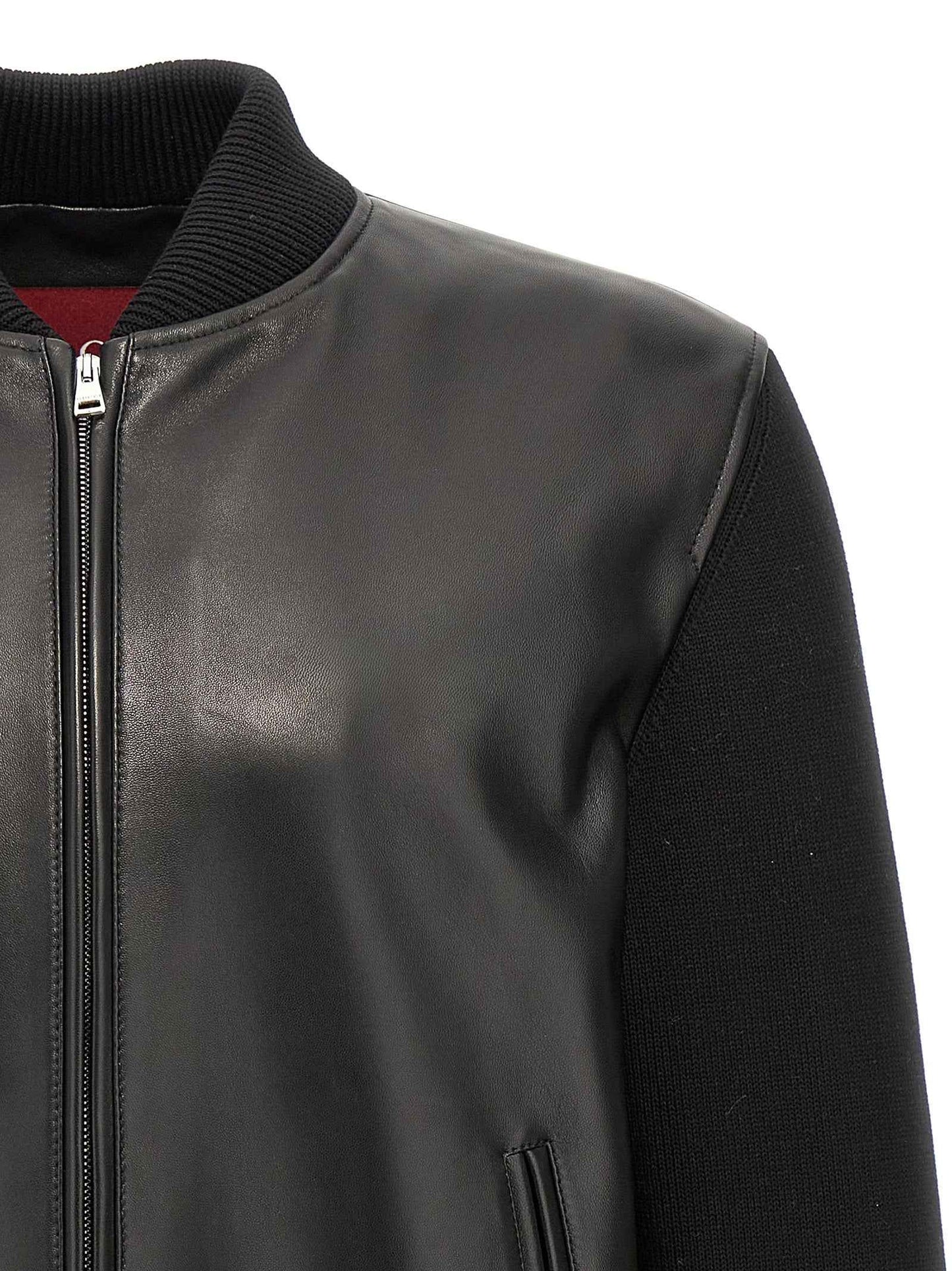 Black Lamb Leather Leather Jacket