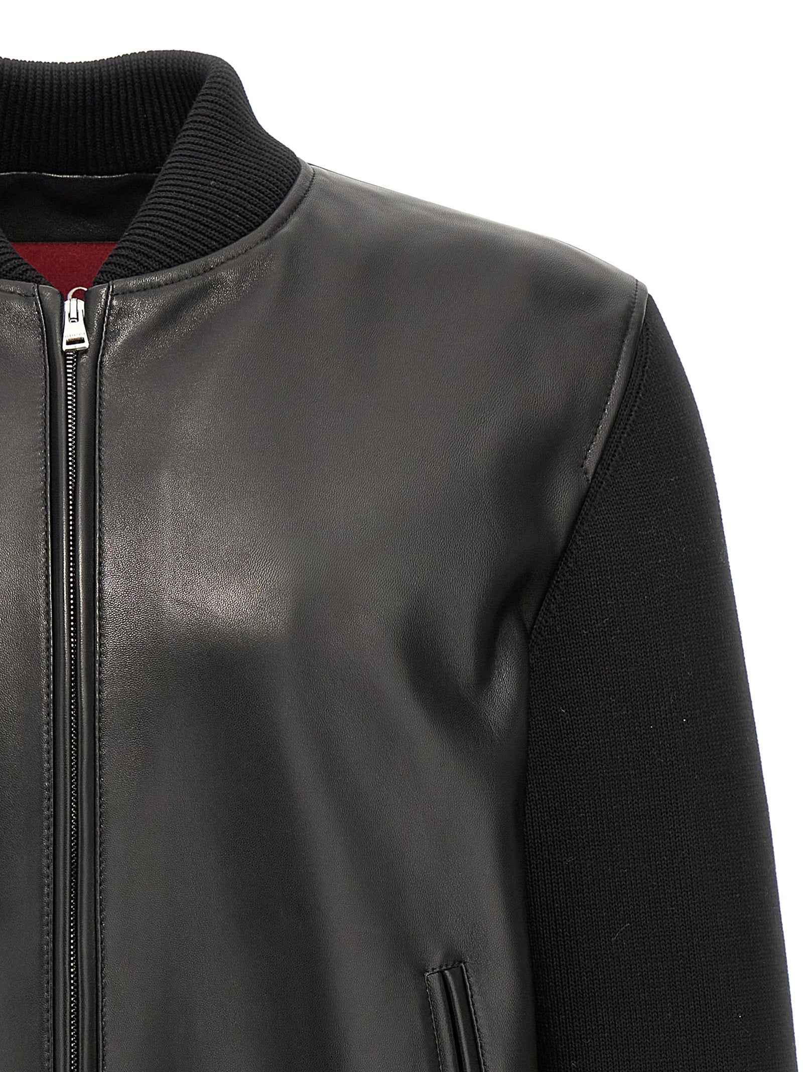 Black Lamb Leather Leather Jacket