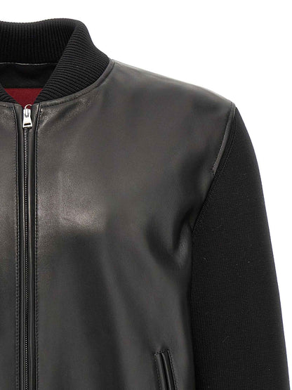 Black Lamb Leather Leather Jacket