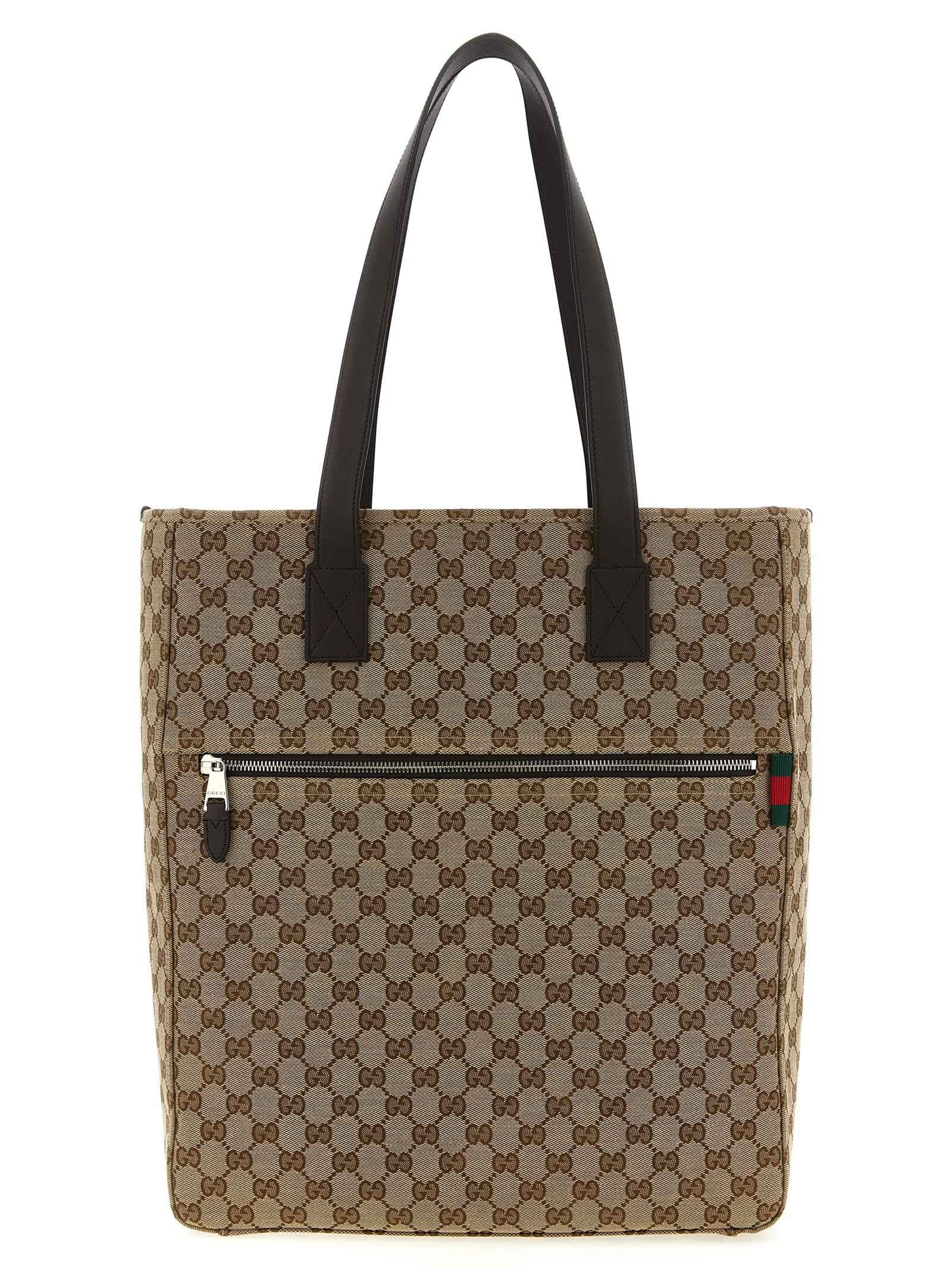 Brown Polyester Shoulder Bag