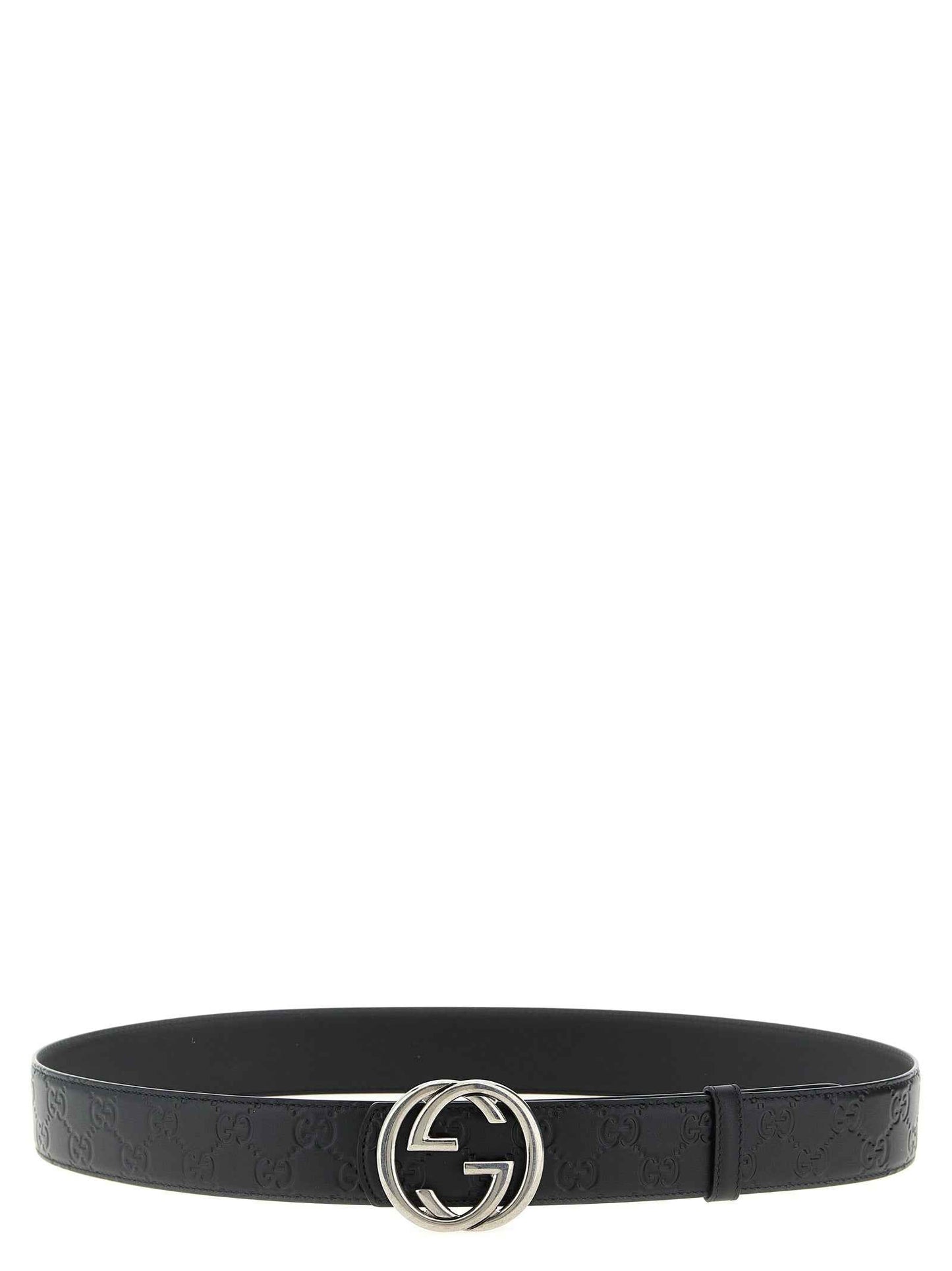 Black Calfskin Regular Belt