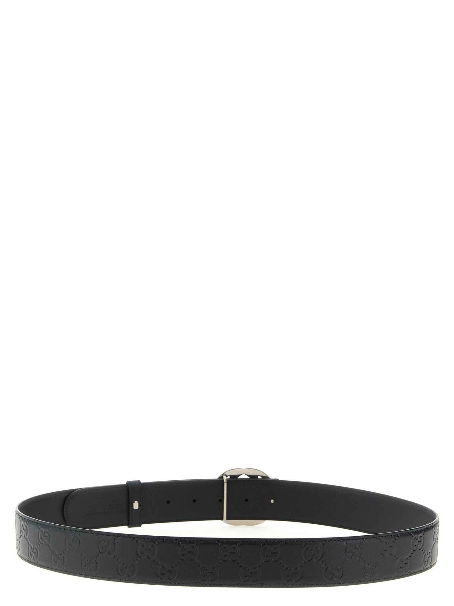 Black Calfskin Regular Belt