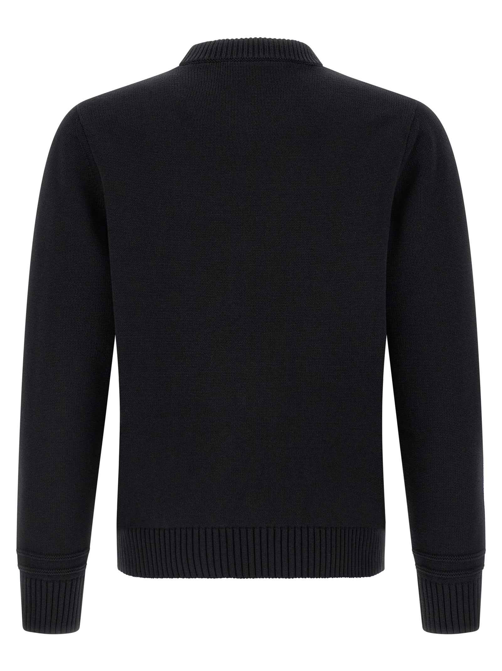 Black Cotton Cardigan
