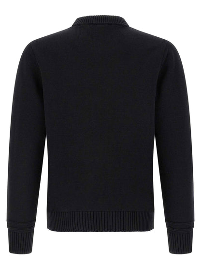 Black Cotton Cardigan