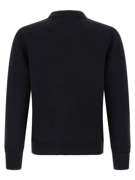 Black Cotton Cardigan