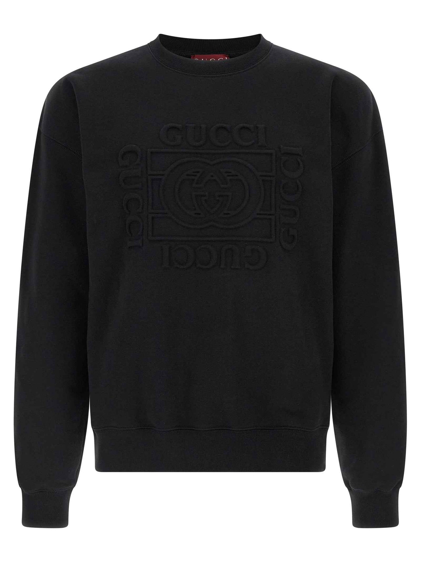 Black Cotton Sweatshirt