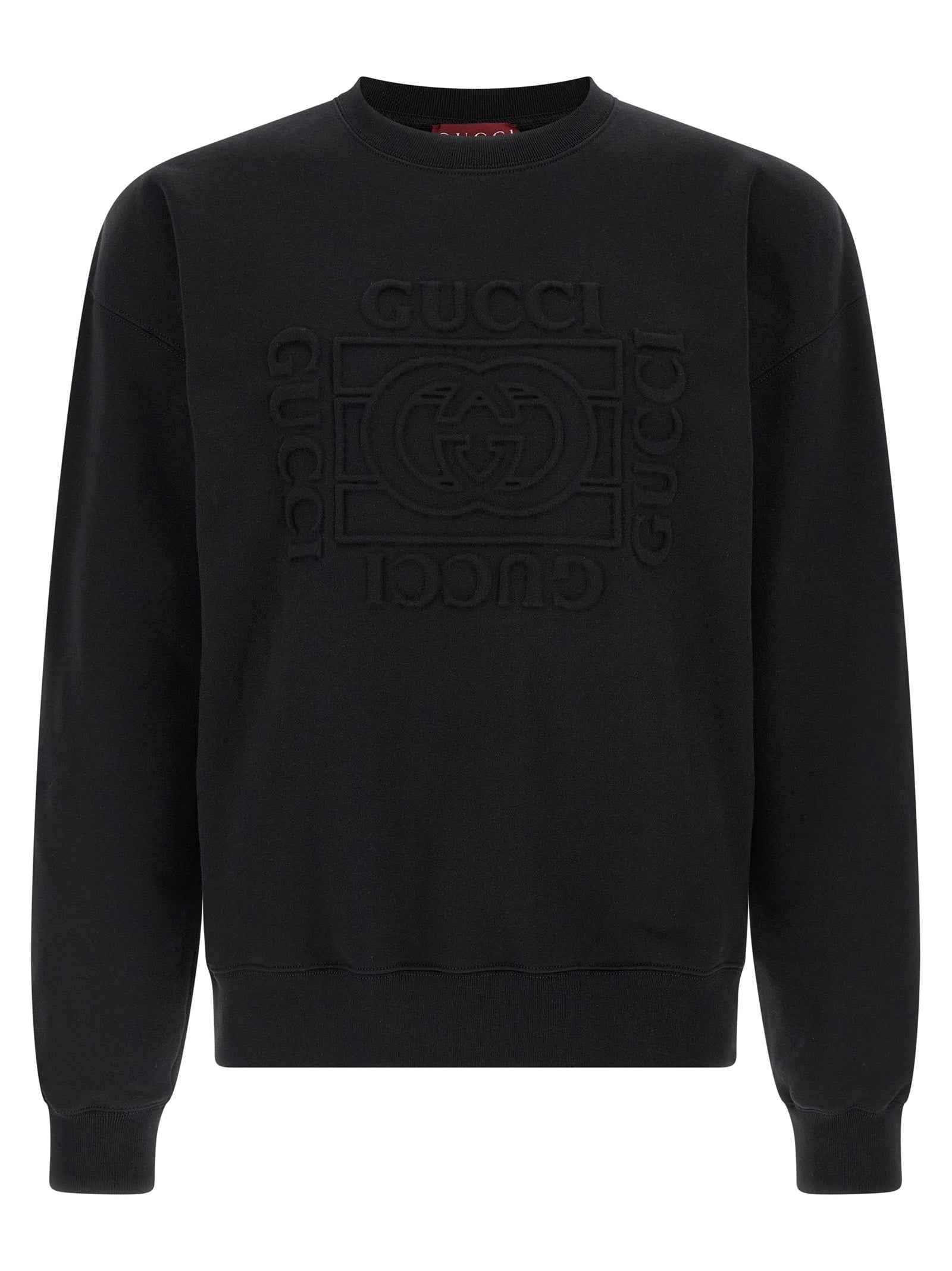 Black Cotton Sweatshirt