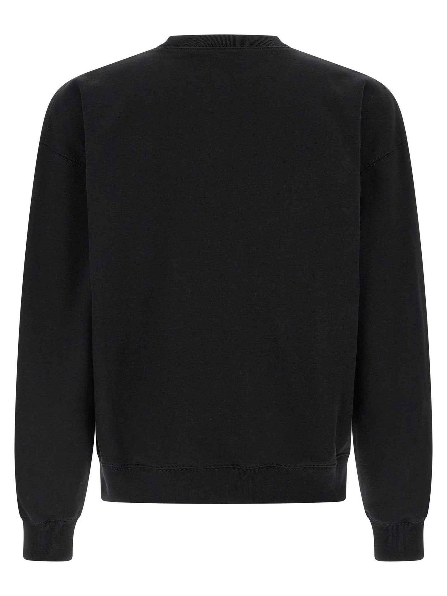 Black Cotton Sweatshirt