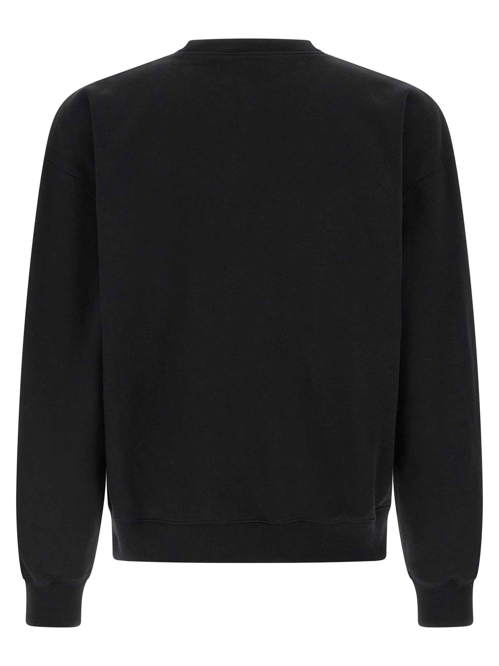 Black Cotton Sweatshirt