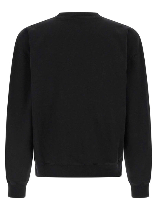 Black Cotton Sweatshirt