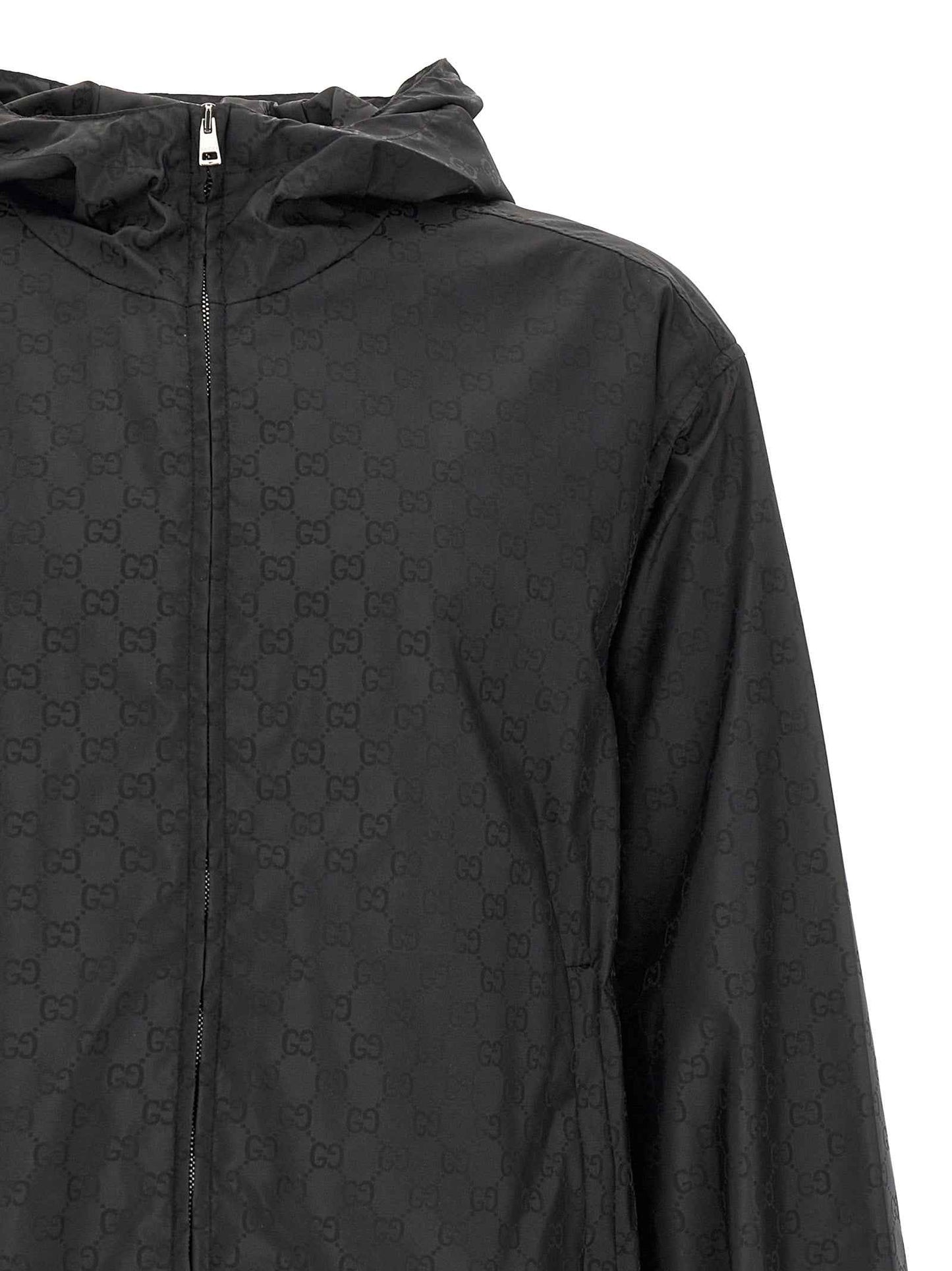 Black Polyamide Shell Jacket