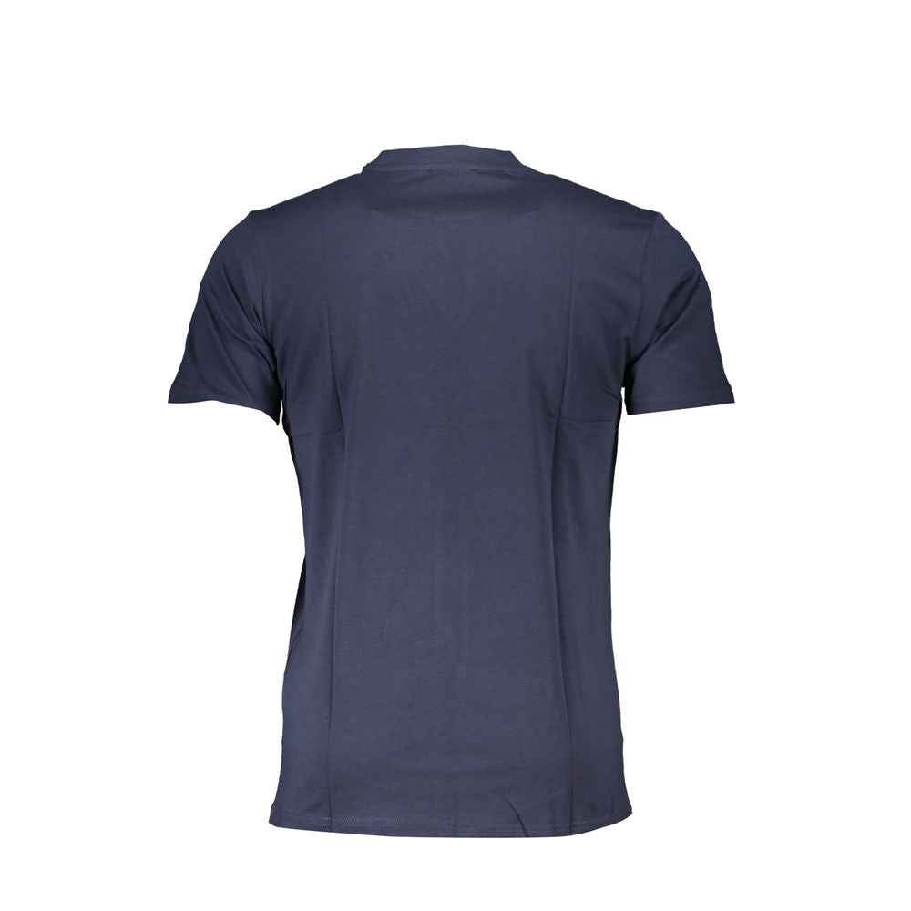 Blue Cotton Men's T-Shirt