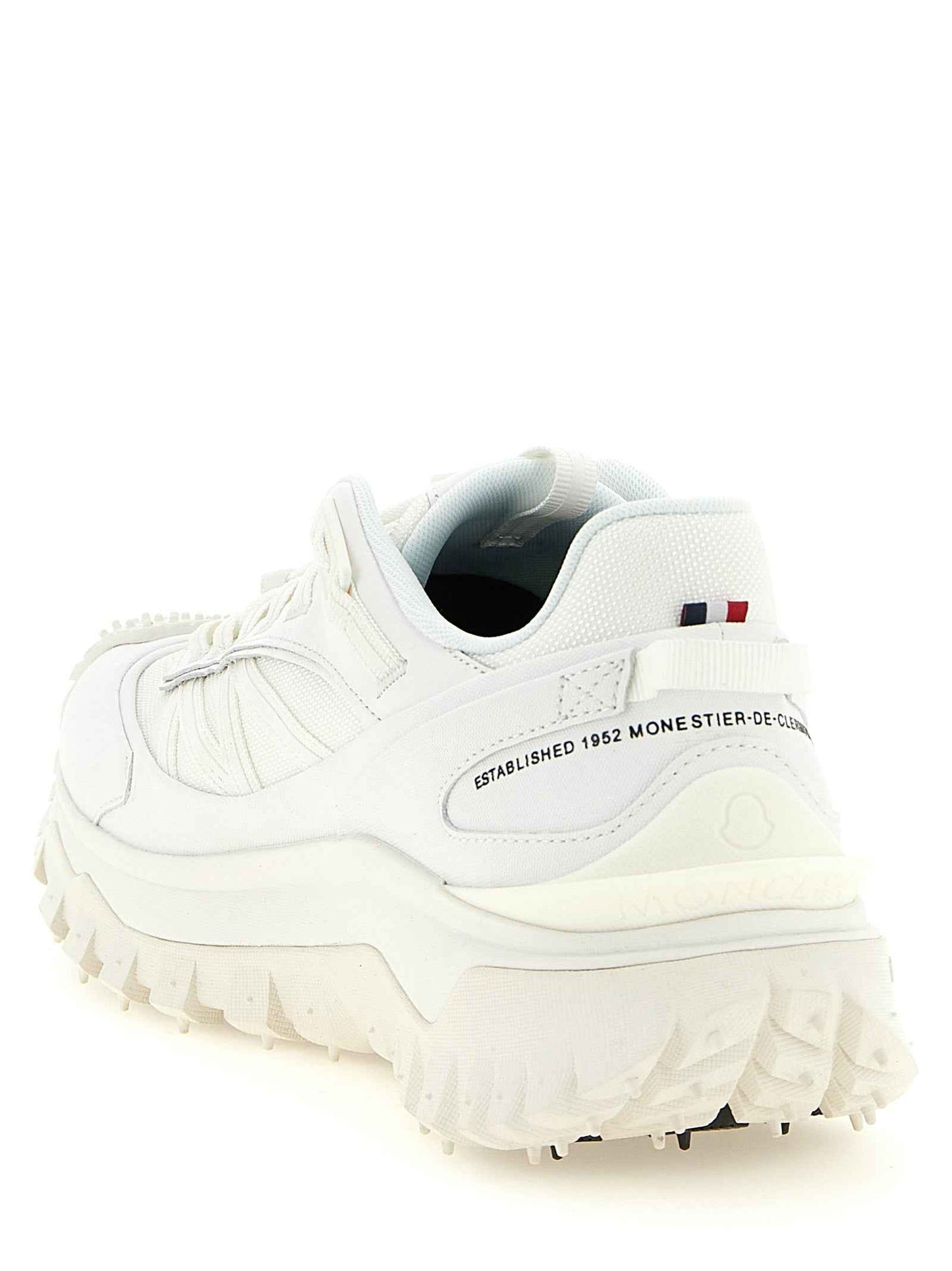 White Leather Athletic Sneakers