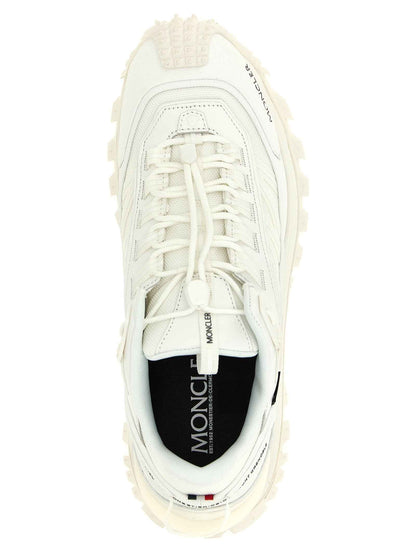 White Leather Athletic Sneakers