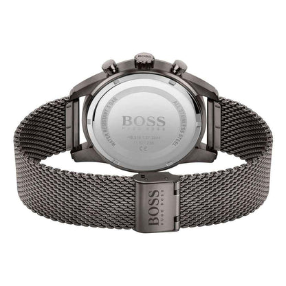 Gray Stainless Steel Dress Watch