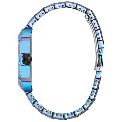 Blue Stainless Steel Bracelet Watch