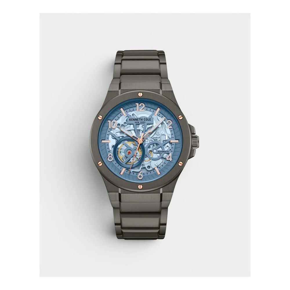 Gray Stainless Steel Dress Watch