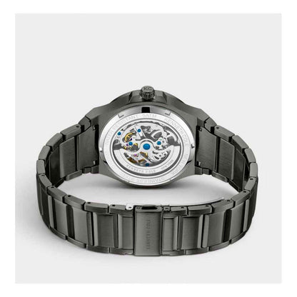 Gray Stainless Steel Dress Watch