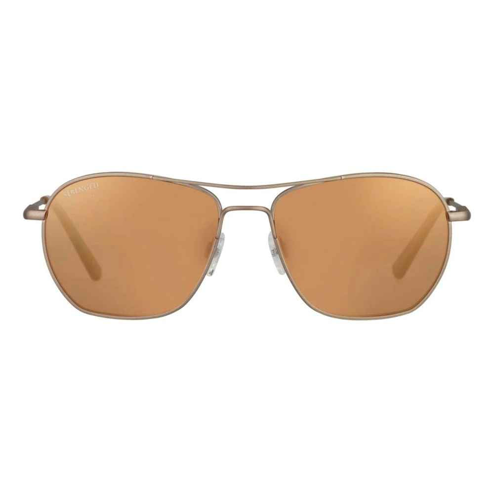Brown Metal Sunglasses