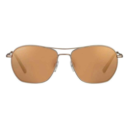 Brown Metal Sunglasses