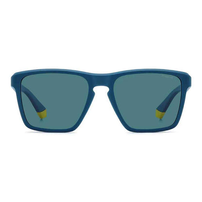 Blue Polycarbonate Sunglasses