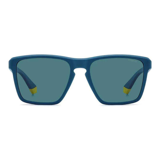 Blue Polycarbonate Sunglasses