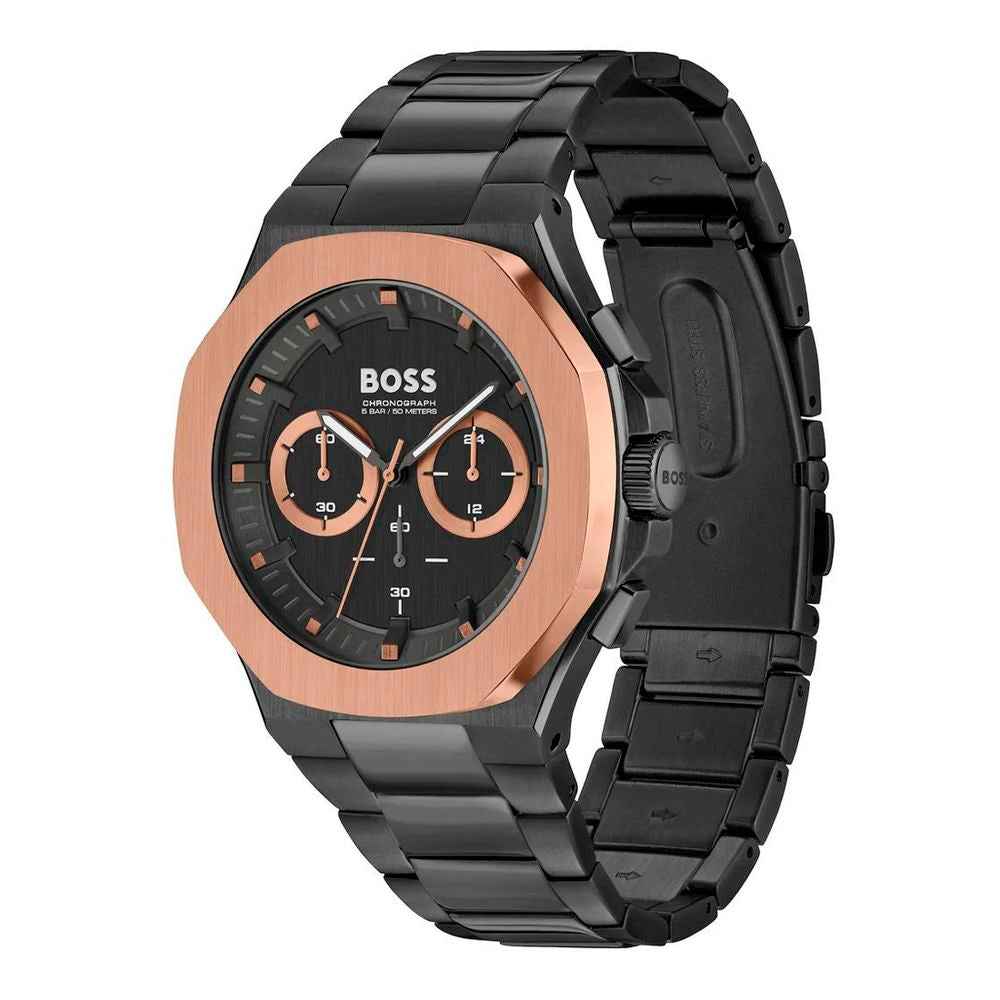 Black Stainless Steel Bracelet Watch