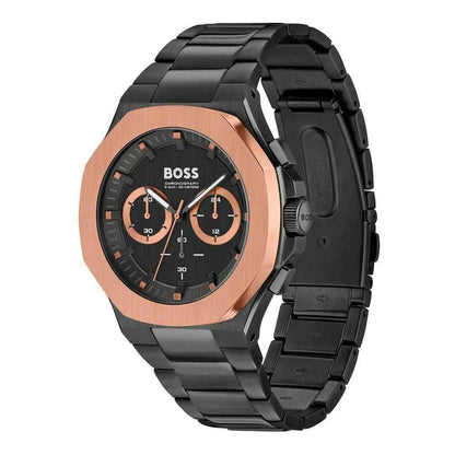 Black Stainless Steel Bracelet Watch
