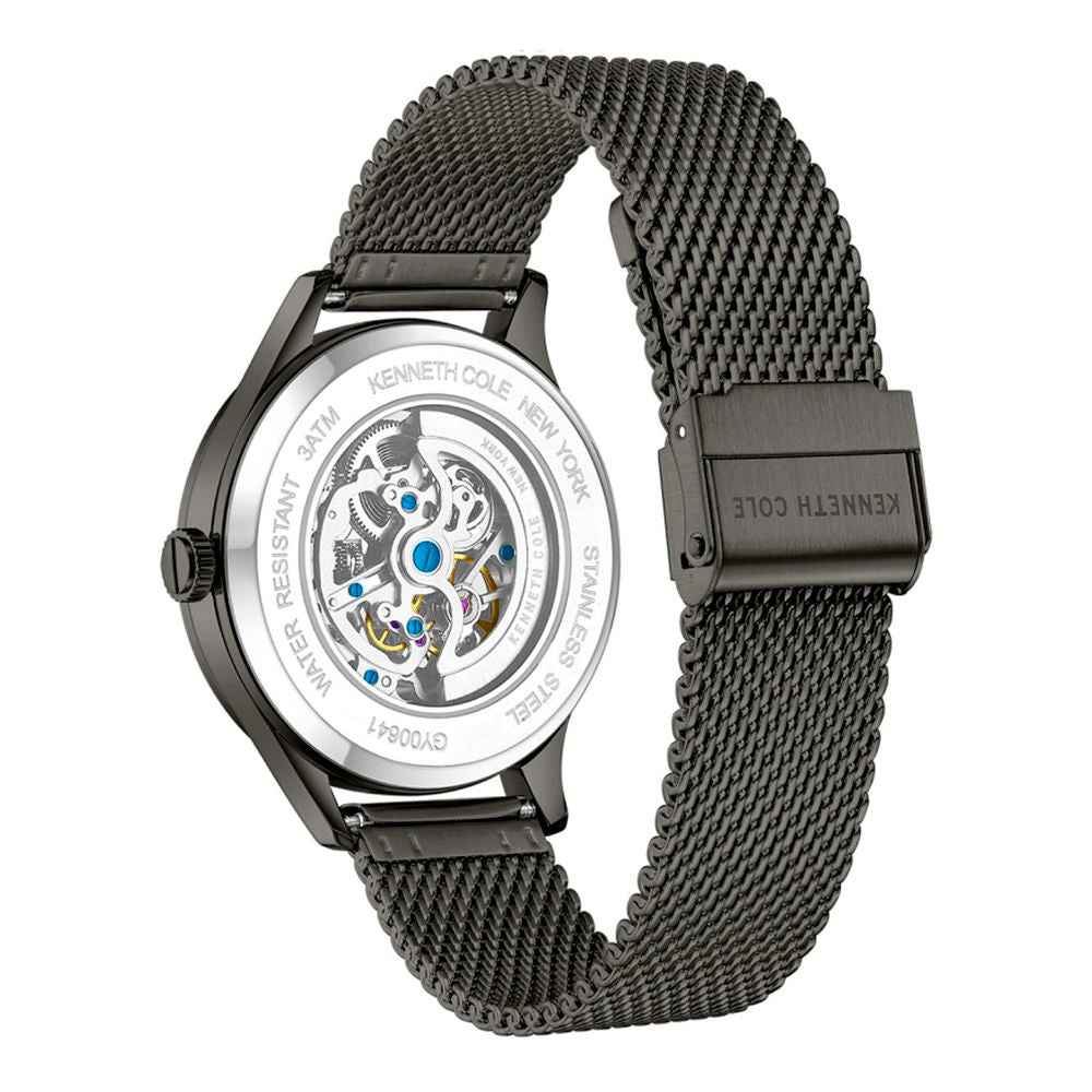 Gray Stainless Steel Dress Watch