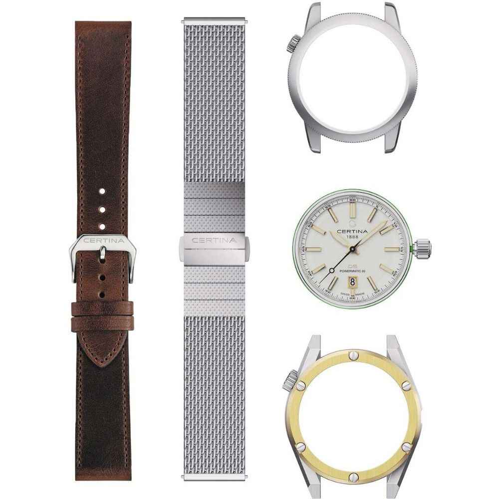 Gray Stainless Steel Dress Watch