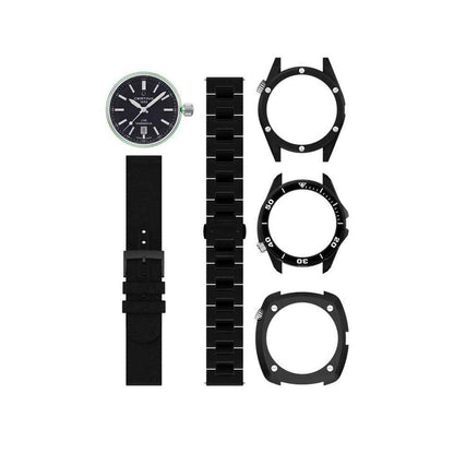Black Stainless Steel Dress Watch