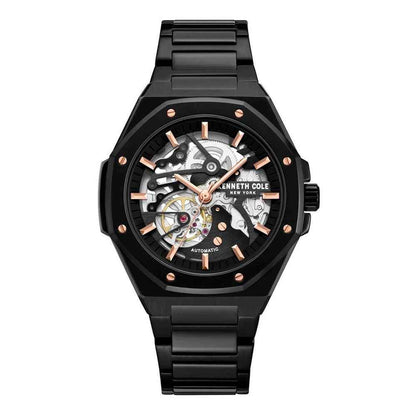 Black Stainless Steel Dress Watch