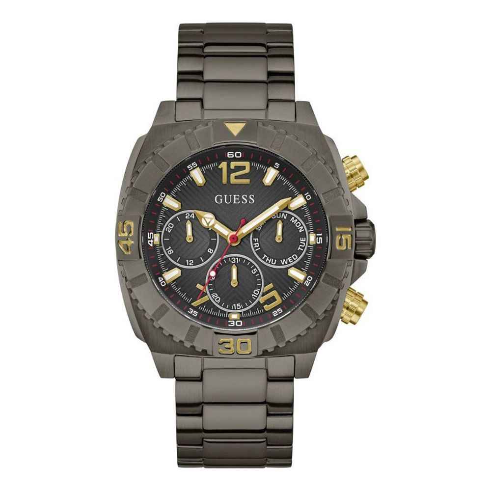 Gray Stainless Steel Dress Watch