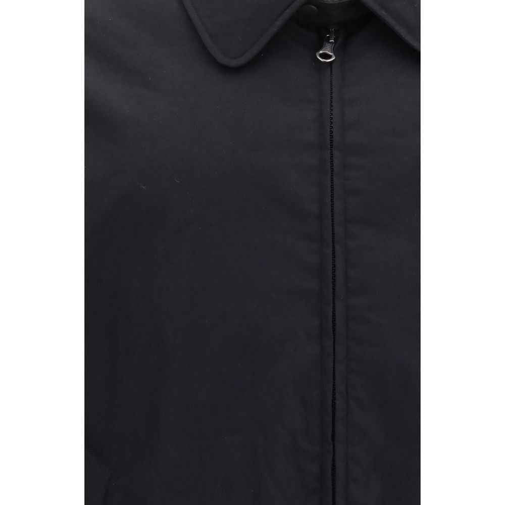 Black Goose Down Full-Length Jacket