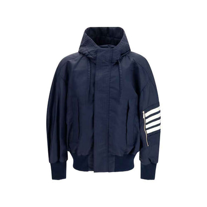 Black Cotton Shell Jacket