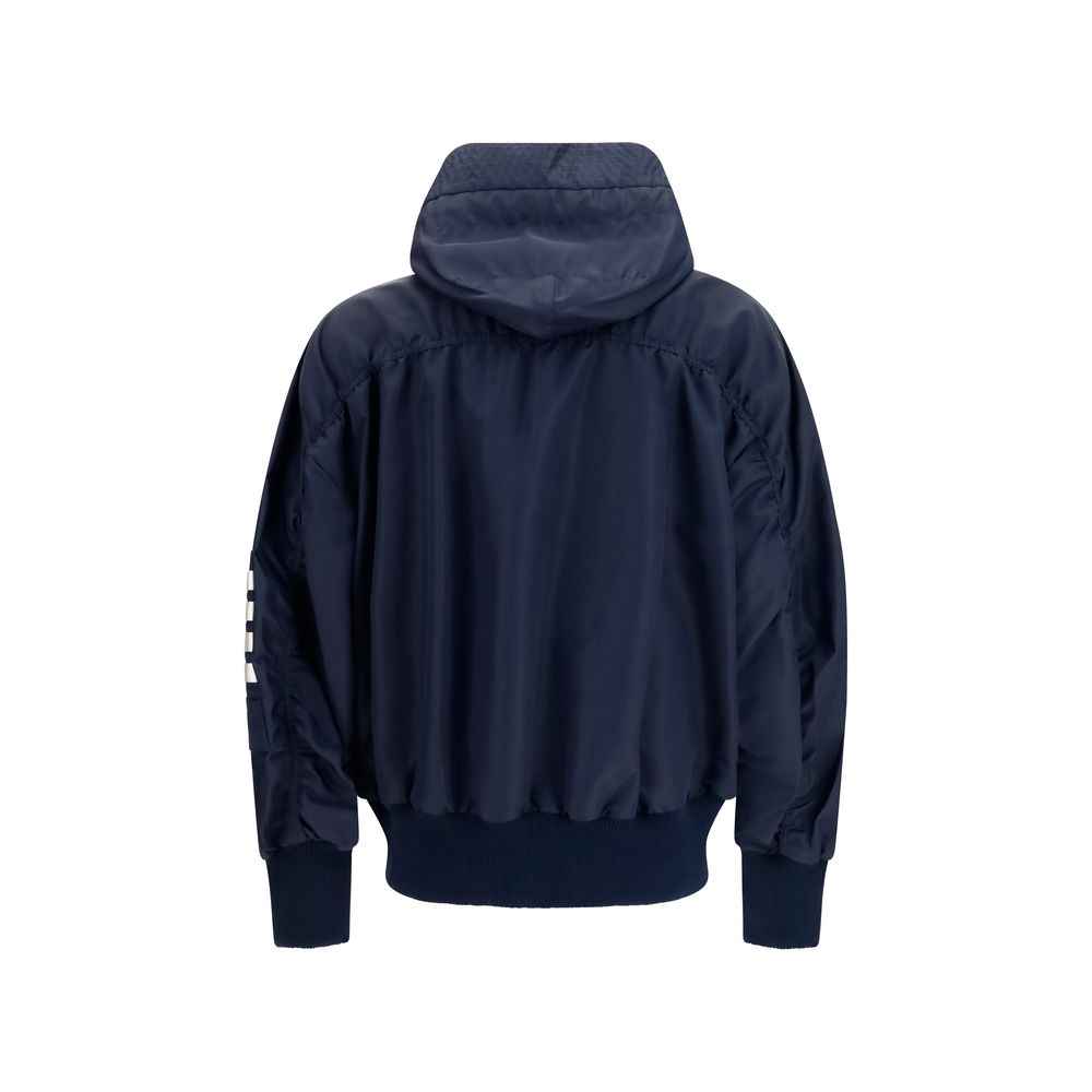 Black Cotton Shell Jacket