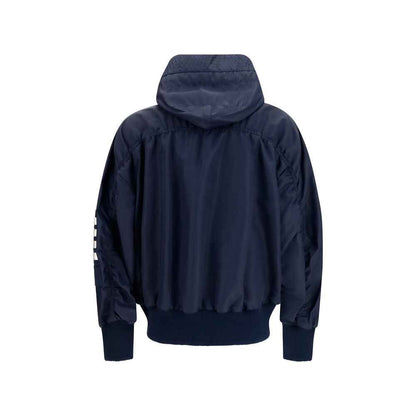 Black Cotton Shell Jacket